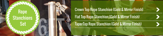 Rope Stanchions Set in 6ft VR