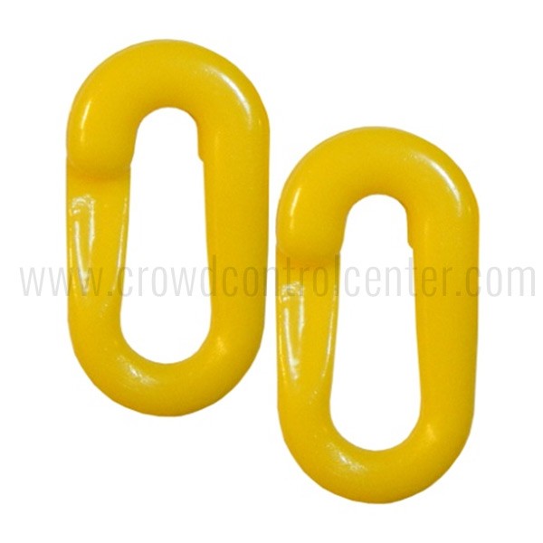 REPAIR LINK 6MM PLASTIC CHAIN, YELLOW (2PCS)