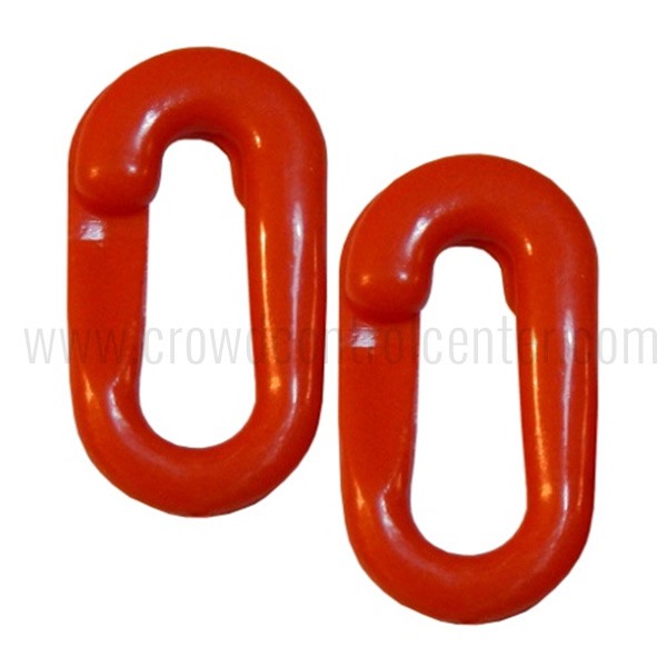 REPAIR LINK 6MM PLASTIC CHAIN, RED (2PCS)