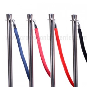 3 pcs Taper Rope Stanchion Set in Mirror Polished Stainless Steel