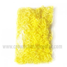 Plastic Chain yellow 1.5" (6 mm) 50' Length