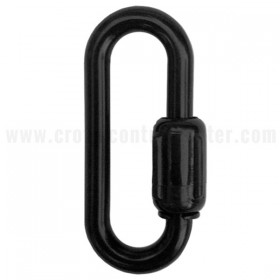 PLASTIC QUICK LINK, BLACK (2 PCS SET)