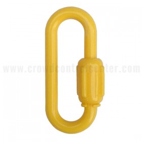 PLASTIC QUICK LINK, YELLOW (2 PCS SET)
