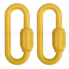 PLASTIC QUICK LINK, YELLOW (2 PCS SET)