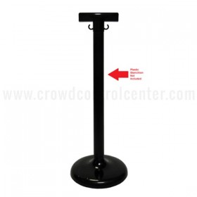 Plastic Stanchion Sign Holder (BLK)
