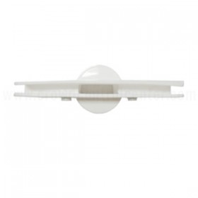 Plastic Stanchion Sign Holder (WHT)