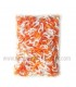 Plastic Chain Orange White 1.5" (6 mm) 50' Length