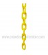 Plastic Chain yellow 1.5" (6 mm) 50' Length